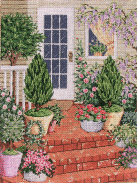 Wisteria 9 x 12 Sandra Gilmore 18 Mesh 18-507 