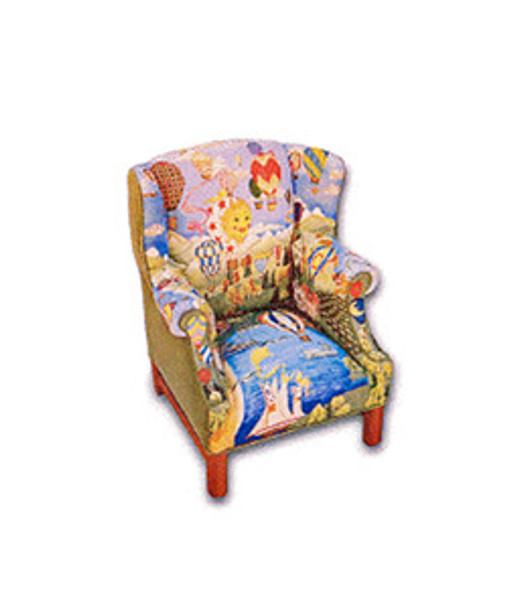 CHAIR CANVAS (Child-8pcs.) CC002 Hot Air Balloon 18 Mesh Trubey Designs