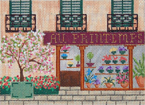 SF017 French Flower Shop 8x6,13 Mesh Trubey Designs