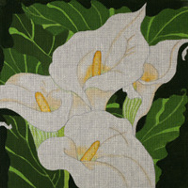 ED-926 Dede's Needleworks Giant Calla Lilies 14 x 14, 13g