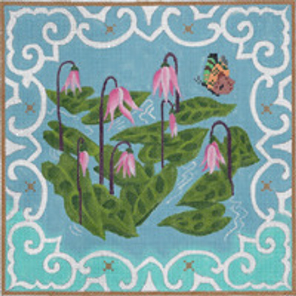 ED-18072G Dede's Needleworks Fawn Lily 8 x 8, 18g