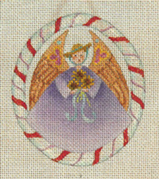 ED-18021 Dede's Needleworks Sugar Plum Angel  Lavender Skirt 4 x 4½, 18g