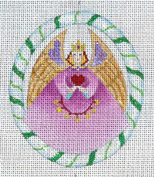 ED-18023 Dede's Needleworks Sugar Plum Angel  Pink Skirt 4 x 4½, 18g