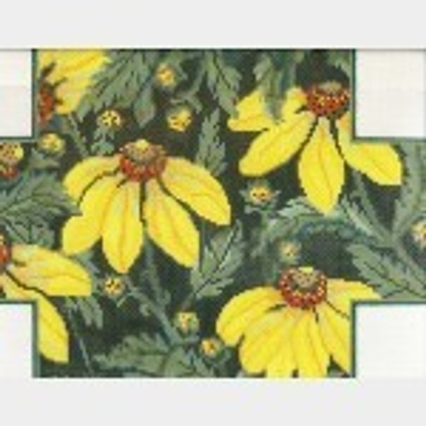 Wg12025B Yellow Echinacea  9 3/4 X 13 3/4   13 ct Whimsy And Grace BRICK COVER 