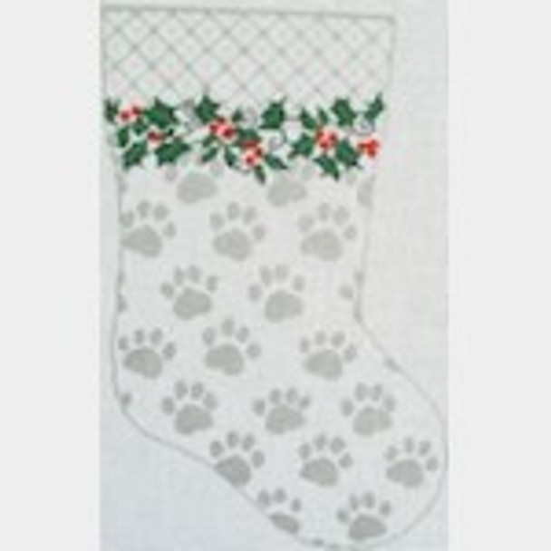 Wg12538B My Best Friend's Star - silver 13 X 6   18 ct Whimsy And Grace CHRISTMAS STOCKING 