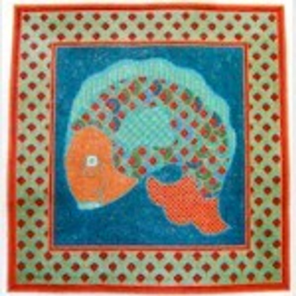 Wg12298 Joyeux Poisson 12 X 12  18 ct Whimsy And Grace