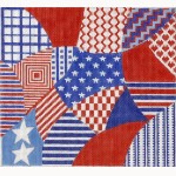 Wg11581E Dear Old Glory 7 X 6 1/2 18 ct Whimsy And Grace