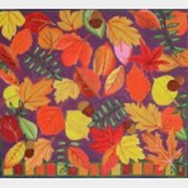 Wg11938 4 piece Autumn Leaves 13 X 15 X 5 1/2   13 ct Whimsy And Grace TOTE