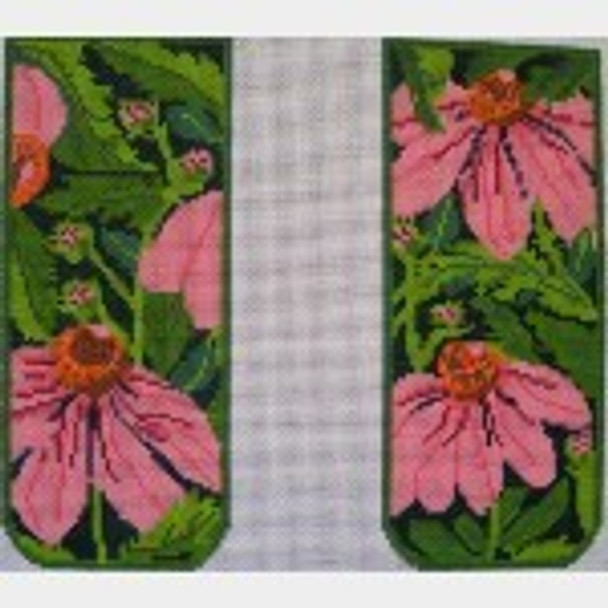Wg12038E Pink Echinacea 3 x 6 1/2   18 ct EYEGLASS CASE / Small Pillow / Cell Phone Case Whimsy And Grace