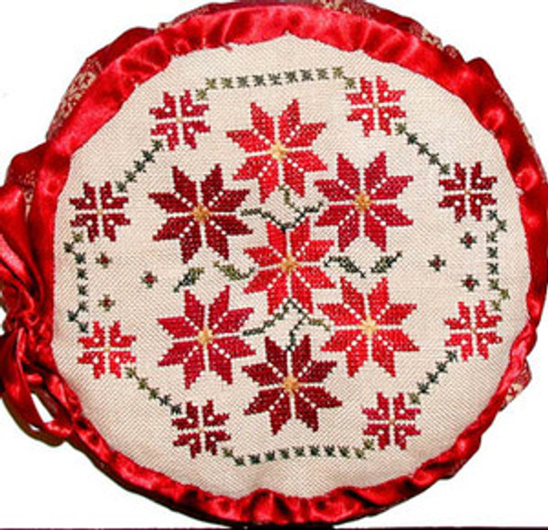 YT Christmas Quaker Pyn Tuffet 75w x 86h Praiseworthy Stitches