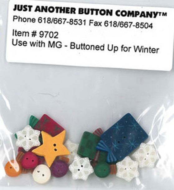 Just Another Button Company Buttoned Up For Winter ButtonPk (9702.G)