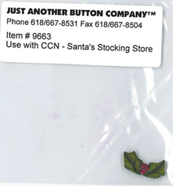 Just Another Button Company Santa's Village 5 Button-Santa's Stocking Store