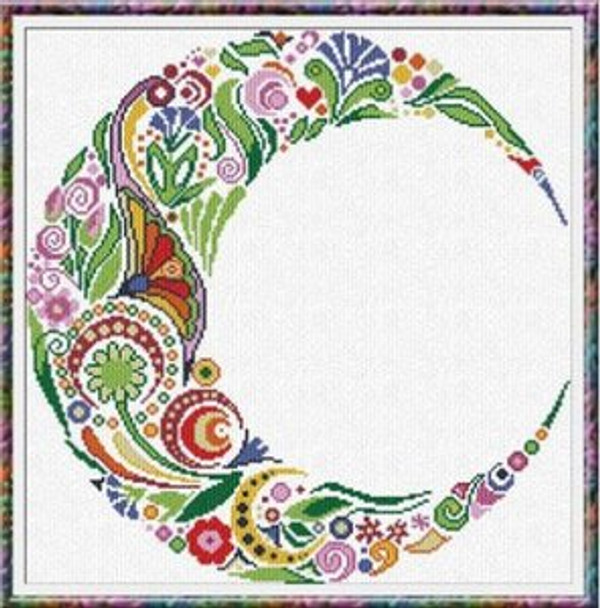 AAN197 Spring Moon Alessandra Adelaide Needleworks Counted Cross Stitch Pattern