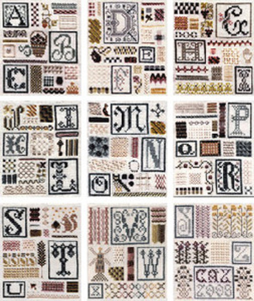 DR115 Drawn Thread (The) Sampler of Stitches YZ