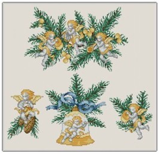 EMS059 Ellen Maurer-Stroh Angel Ornaments