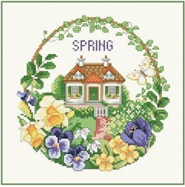 EMS133 Ellen Maurer-Stroh Cottage In Spring