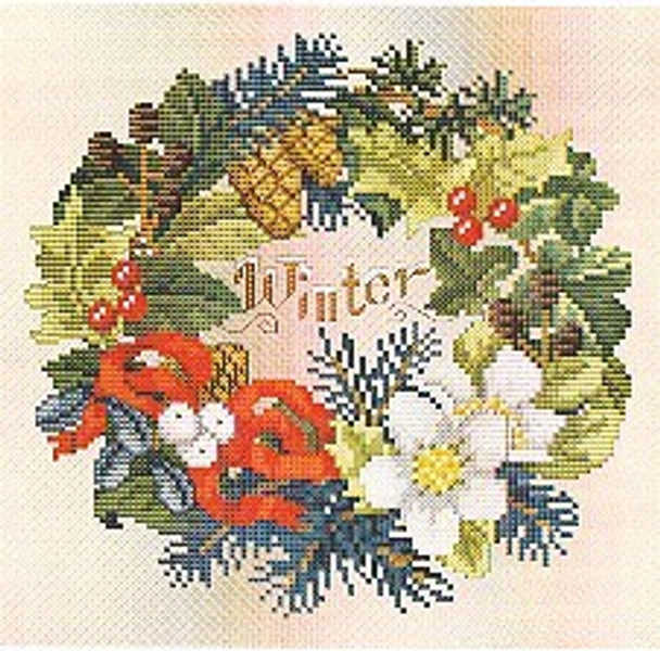 EMS126 Ellen Maurer-Stroh Winter Wreath