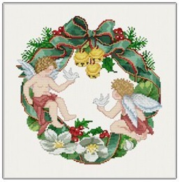 EMS043 Ellen Maurer-Stroh Wreath Angels