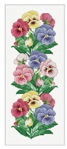 EMS003 Ellen Maurer-Stroh Pansy Border