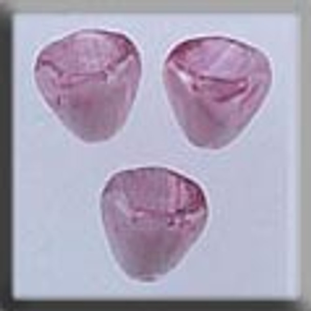 12030 Mill Hill Glass Treasure Small Bell Flower Marbled Rose