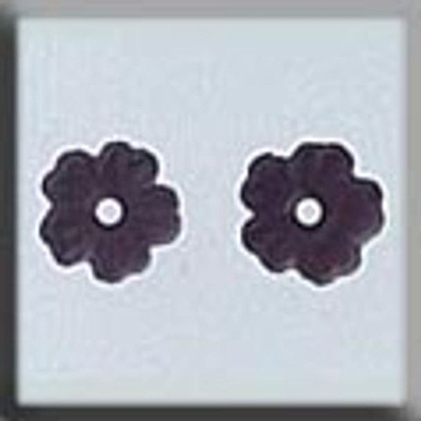 12150 Mill Hill Glass Treasure Very Petite Flower Matte Medium Amethyst