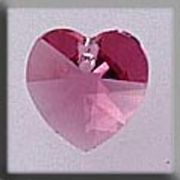 13040 Mill Hill Glass Treasure Small Heart Rose