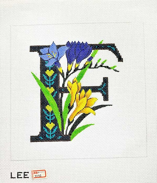 AO1036 Lee's Needle Arts F-Freesia - 7"x7" - 16 Mesh