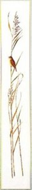 77084413 Eva Rosenstand Kit Sparrow On Weed 10" x 54"; Linen; 30ct