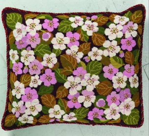 77010444 Eva Rosenstand Kit Apple Blossoms Pillow 16" x 18" ; Canvas; 11ct