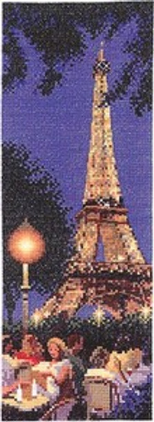 HCK565 Heritage Crafts Kit Paris by John Clayton 4.25" x 12.25"; Evenweave; 28ct