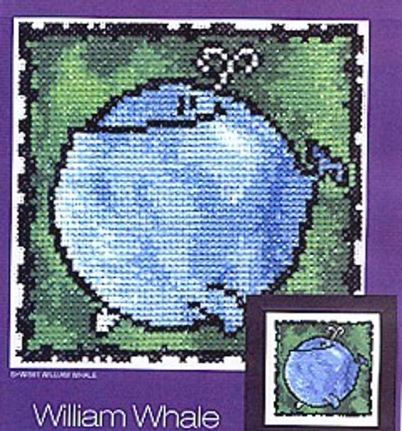 HCK561A Heritage Crafts Kit William Whale by Peter Underhill Evenweave; 28ct