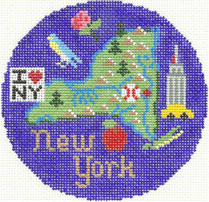 City/Country/State New York 4.25 RD. 18 Mesh 668 Silver Needle Designs