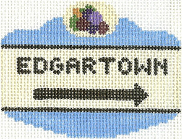 Sign Edgartown 651 2.5 x 3.5 18 Count Silver Needle Designs