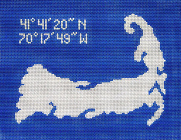 Variety 570 Cape Cod Pillow 7.5 x 9.75 13 Count Silver Needle Designs