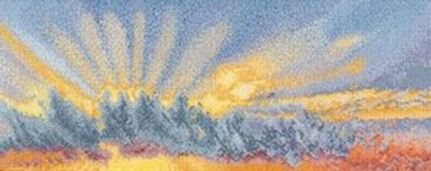 GOK407A Thea Gouverneur Kit Sky Study #7 6" x 14" Aida 18ct
