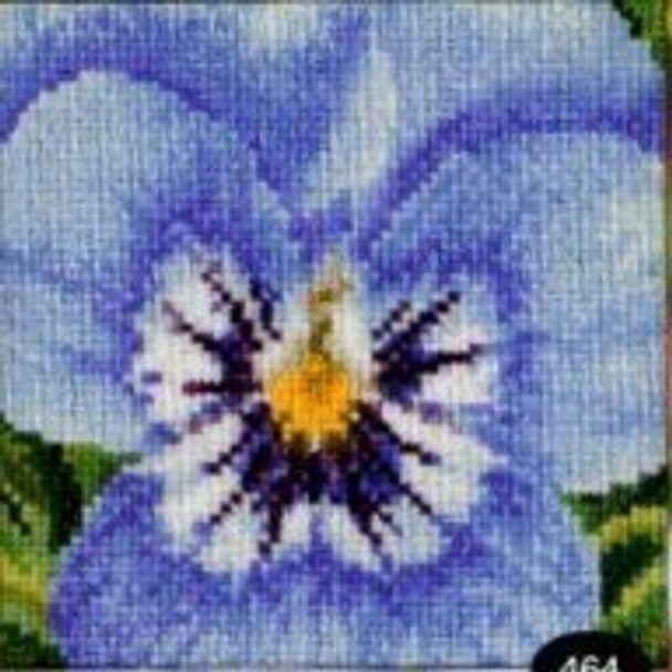 GOK464A Thea Gouverneur Kit Pansy 4" x 4" Aida 18ct 64