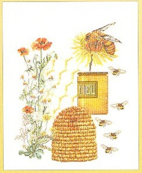 GOK3016 Thea Gouverneur Kit Bee Hive 10-1/2" x 1"; Linen; 30ct