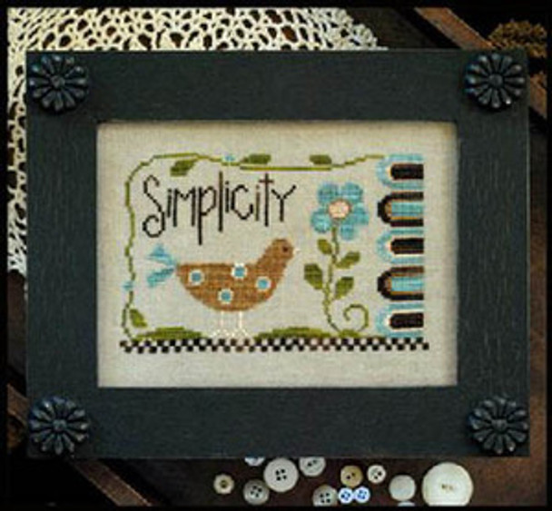 Simplicity Size: 100 x 63 Little House Needleworks  13-1828