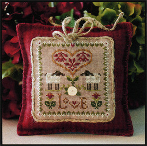 Little Sheep Virtues 2-Love 61 x 61  Little House Needleworks  13-1211