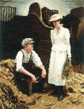 HCK882 Heritage Crafts Kit Devotion by John Clayton 8.25" x 12.25"; Evenweave; 28ct