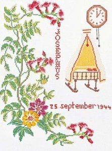 GOK869 Thea Gouverneur Kit September 9.6" x 13.6" Linen 30ct