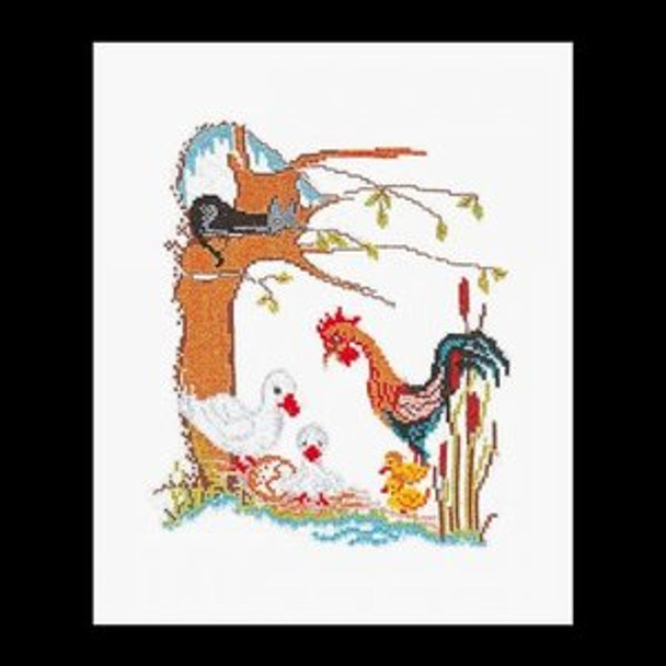 GOK888 Thea Gouverneur Kit Ugly Duckling 10" x 12" Linen 32ct