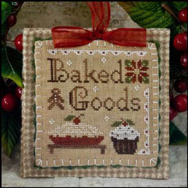 2011 Ornament 7-Baked Goods 56 x 57 Little House Needleworks  11-1977 