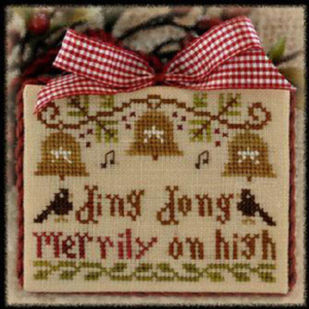 2012 Ornament 5-Ding Dong 57x43 Little House Needleworks  12-1730