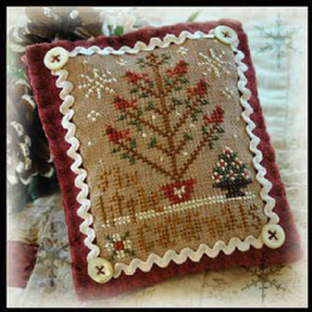 2012 Ornament 6-Six Little Cardinals 45 x 63 Little House Needleworks  12-1922