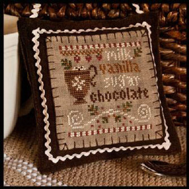 2012 Ornament 7 Hot Cocoa 46 x 46 Little House Needleworks  12-2107