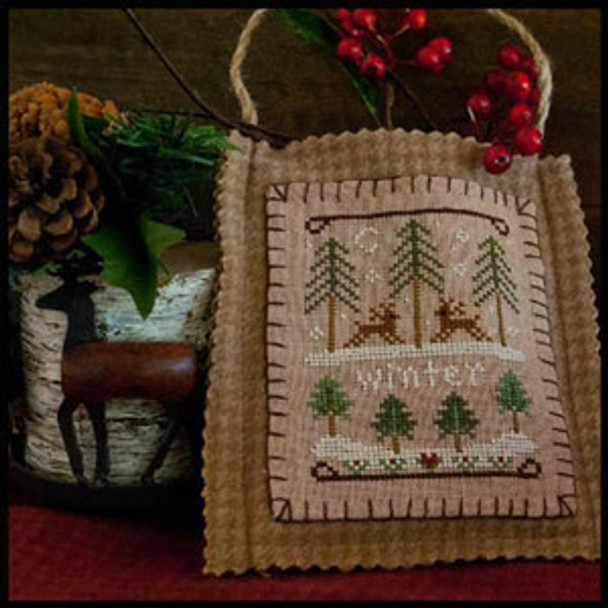 2011 Ornament-Winter Forest 45 x 60 Little House Needleworks 11-2553