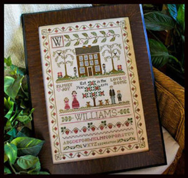 Family Sampler, The 209w x 311h Little House Needleworks  10-2057