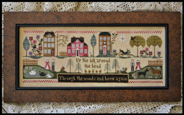 Hillside Travelers 271 x 101 Little House Needleworks 11-1001