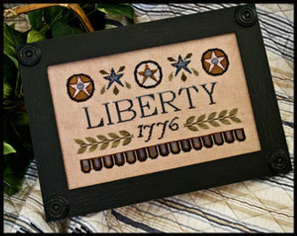 Liberty-1776 Stitch count 149 x 86 Little House Needleworks 11-1471